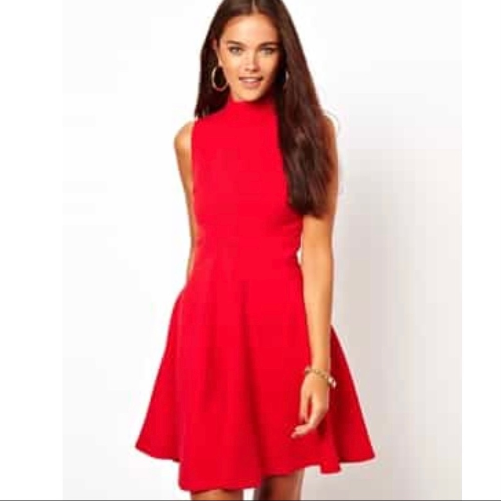 ASOS RIVER ISLAND Fit & Flare Skater Dress